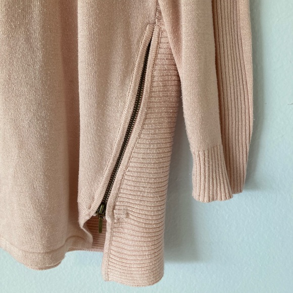 Lane Bryant Womens Cardigan Sweater Peach Long Sleeve Open Front Ribbed Sz 14/16 - Picture 4 of 8